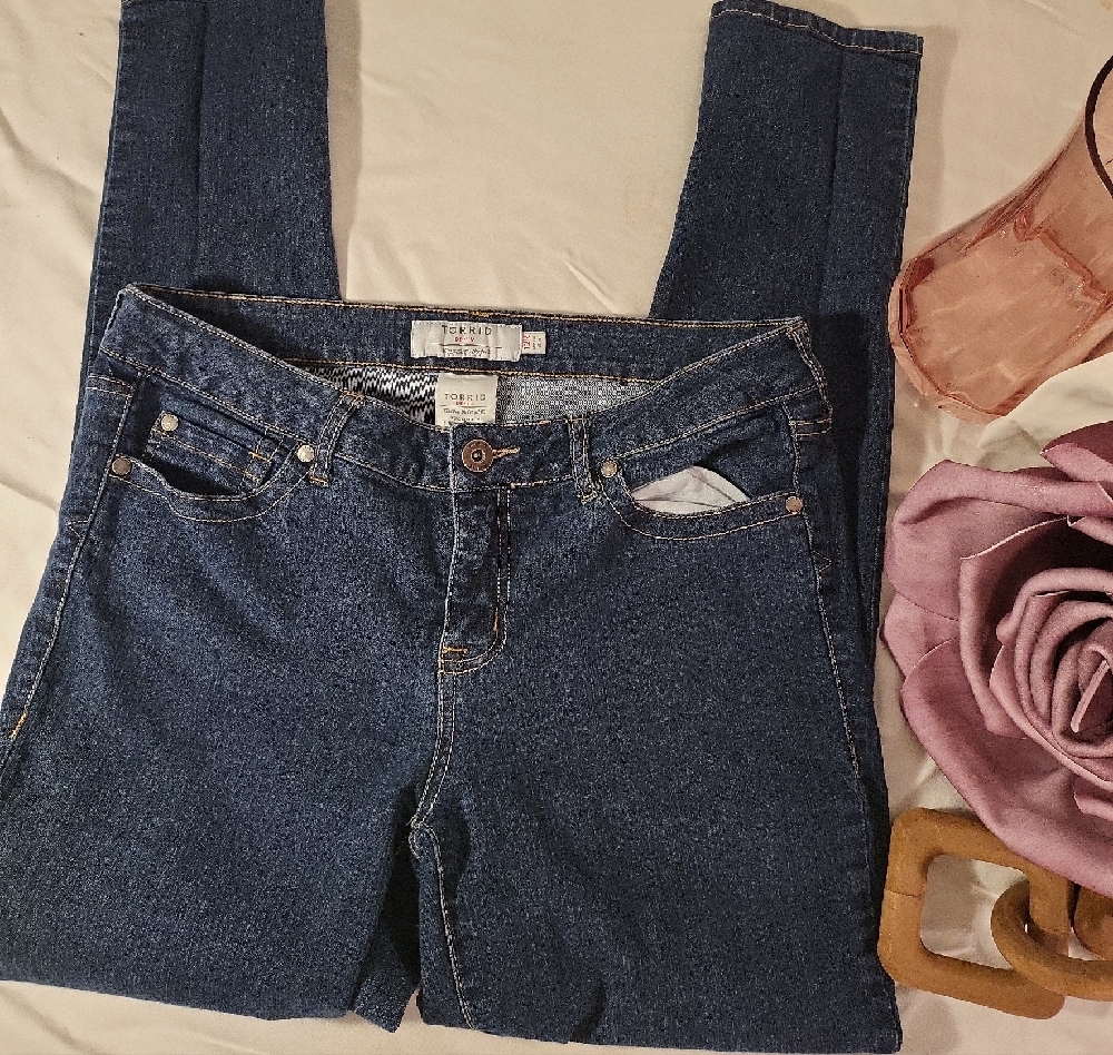 Torrid Blue Skinny Jeans #0162